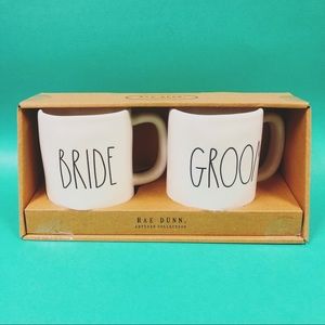 Rae Dunn Bride & Groom Mug Set
